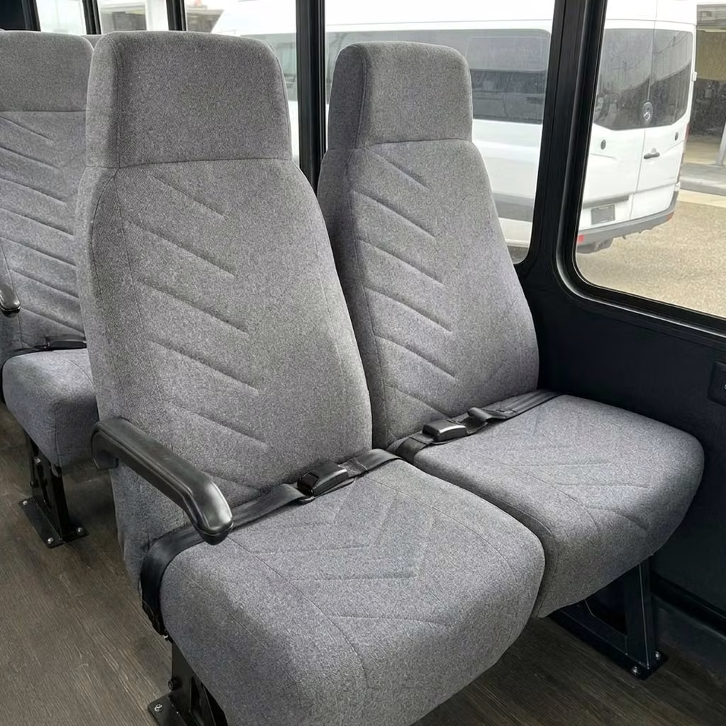 hallandale beach 18 passenger minibus high back seats