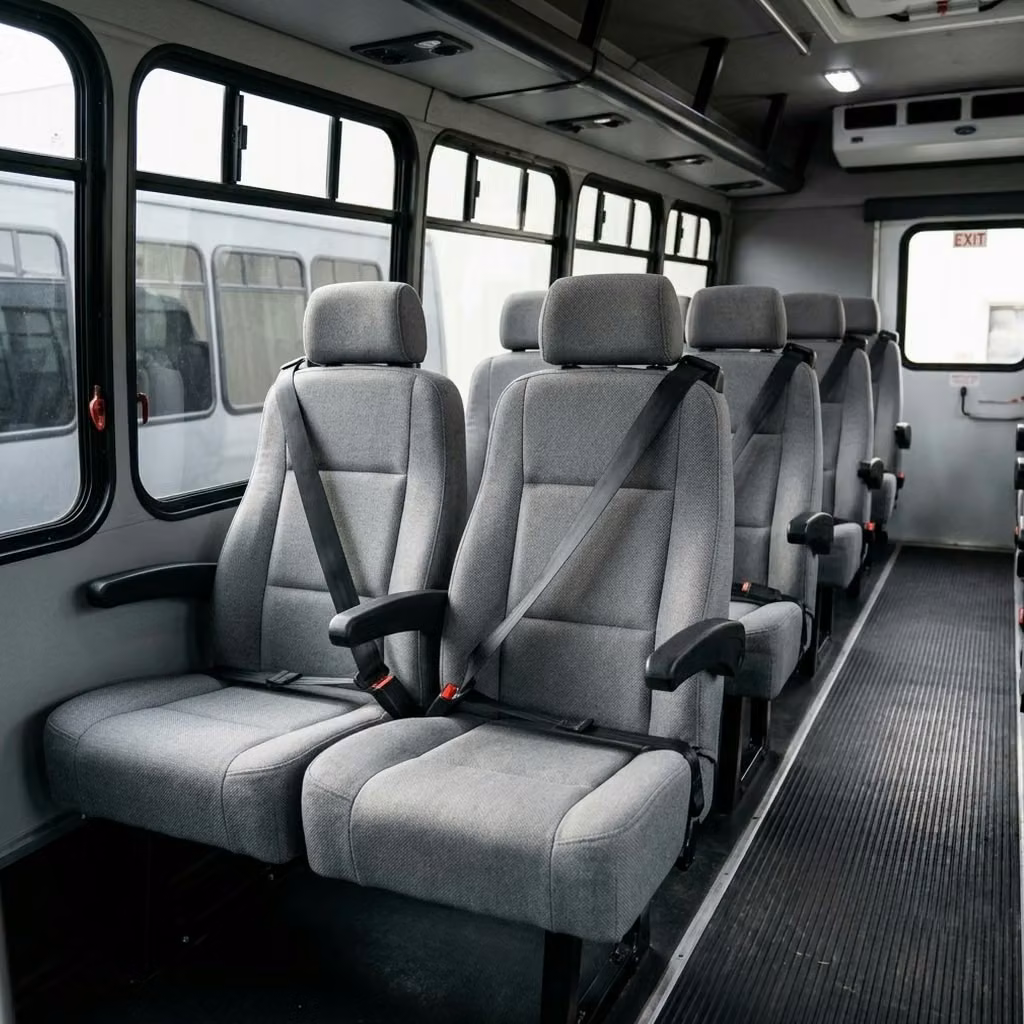 hallandale beach 35 passenger minibus reclining seats