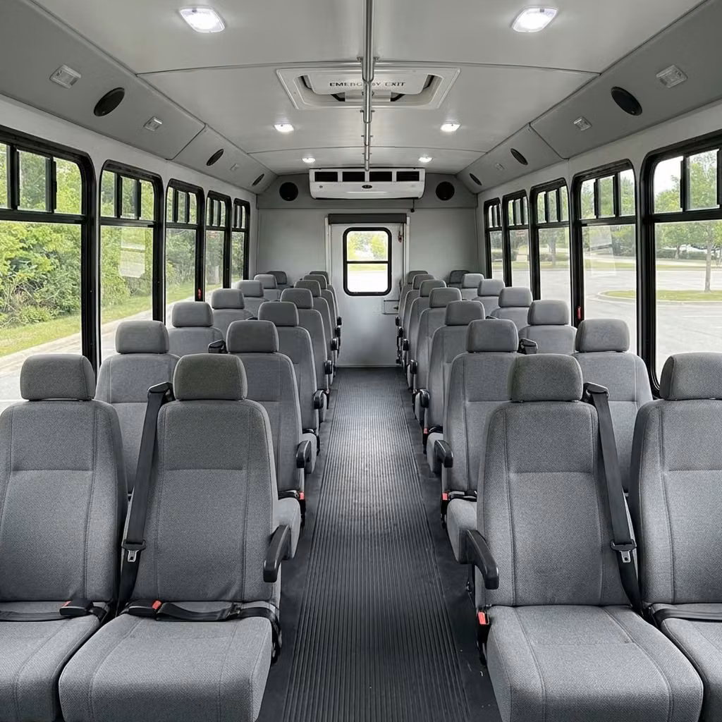 hallandale beach 35 passenger minibus seating