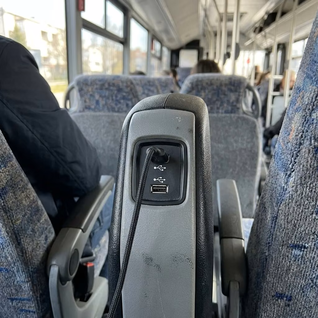 hallandale beach 35 passenger minibus usb charging