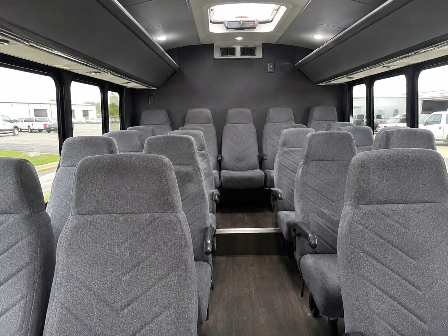 hallandale beach minibus interior 1