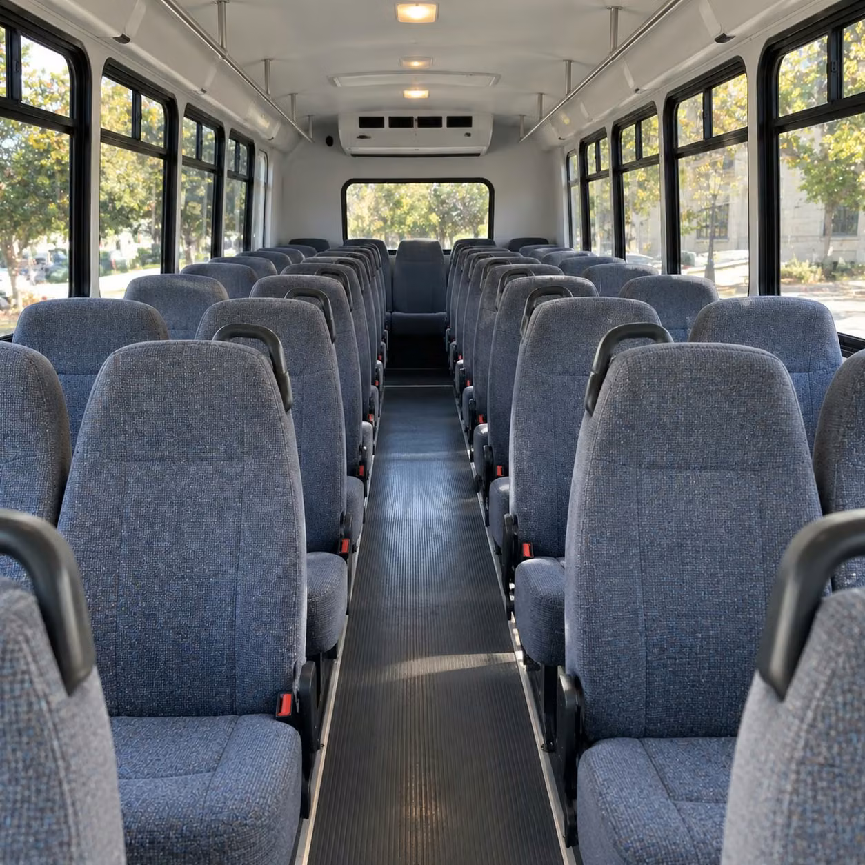 hallandale beach minibus interior 2