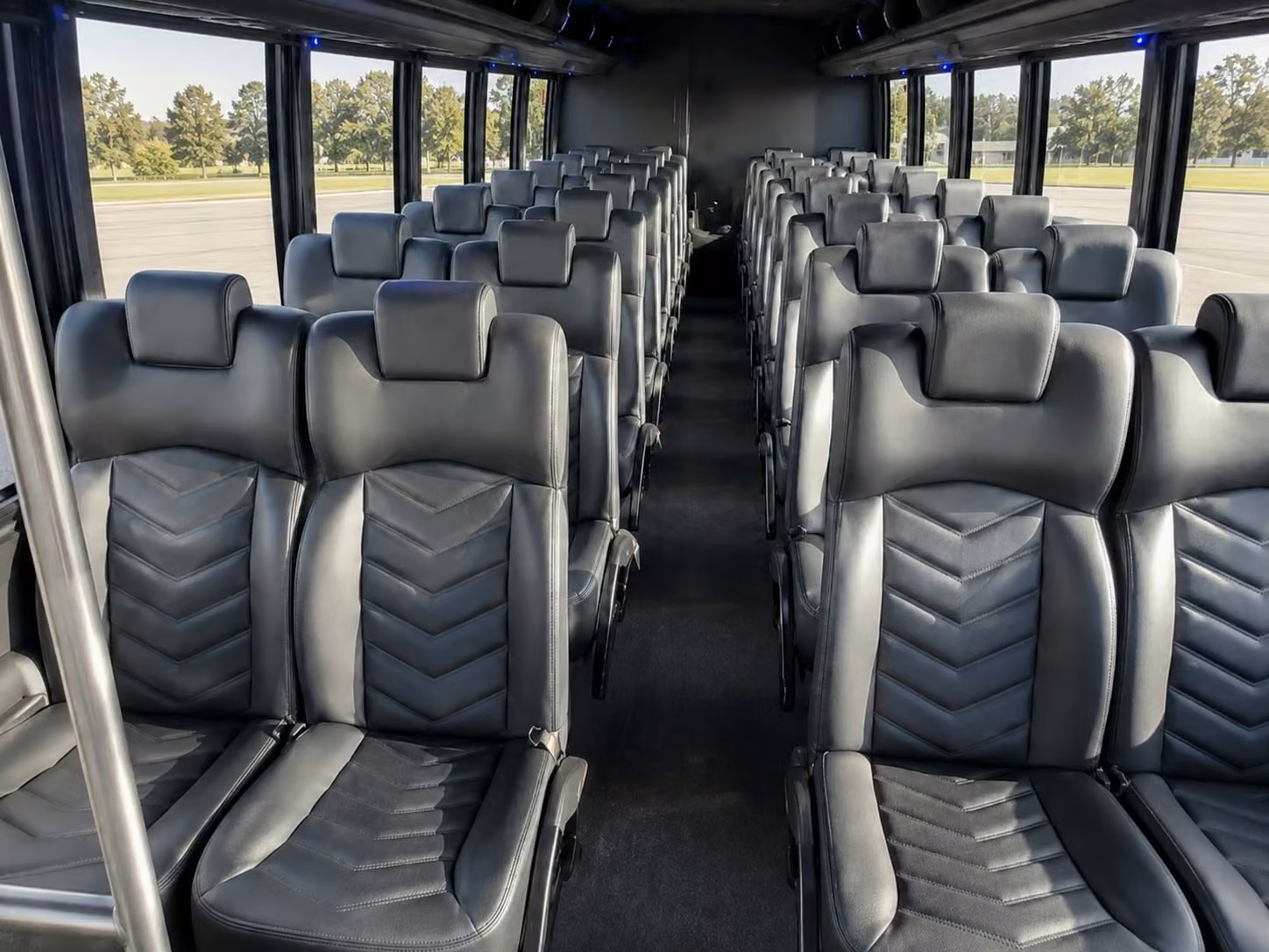 hallandale beach minibus interior 3
