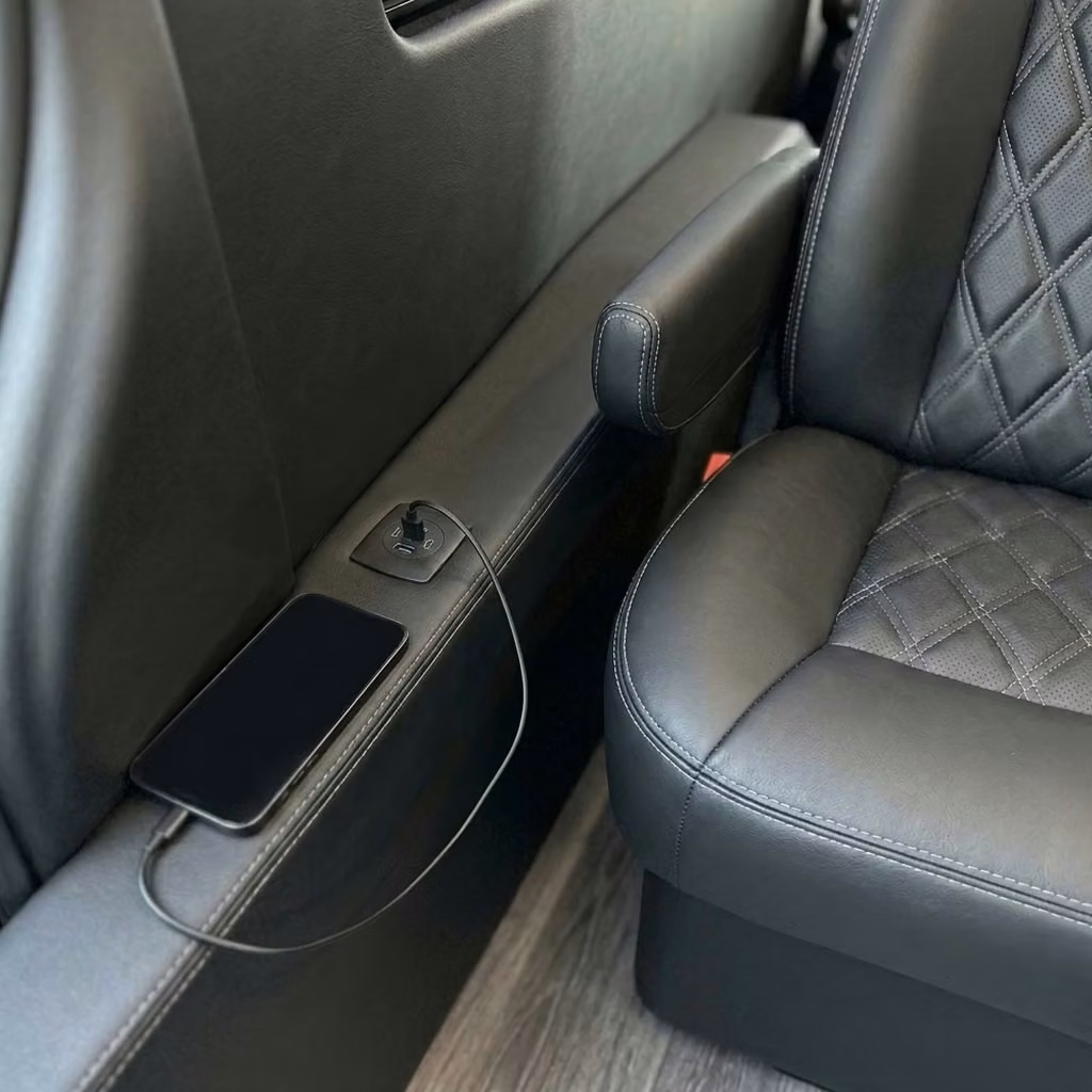 hallandale beach sprinter van rental with driver usb charging
