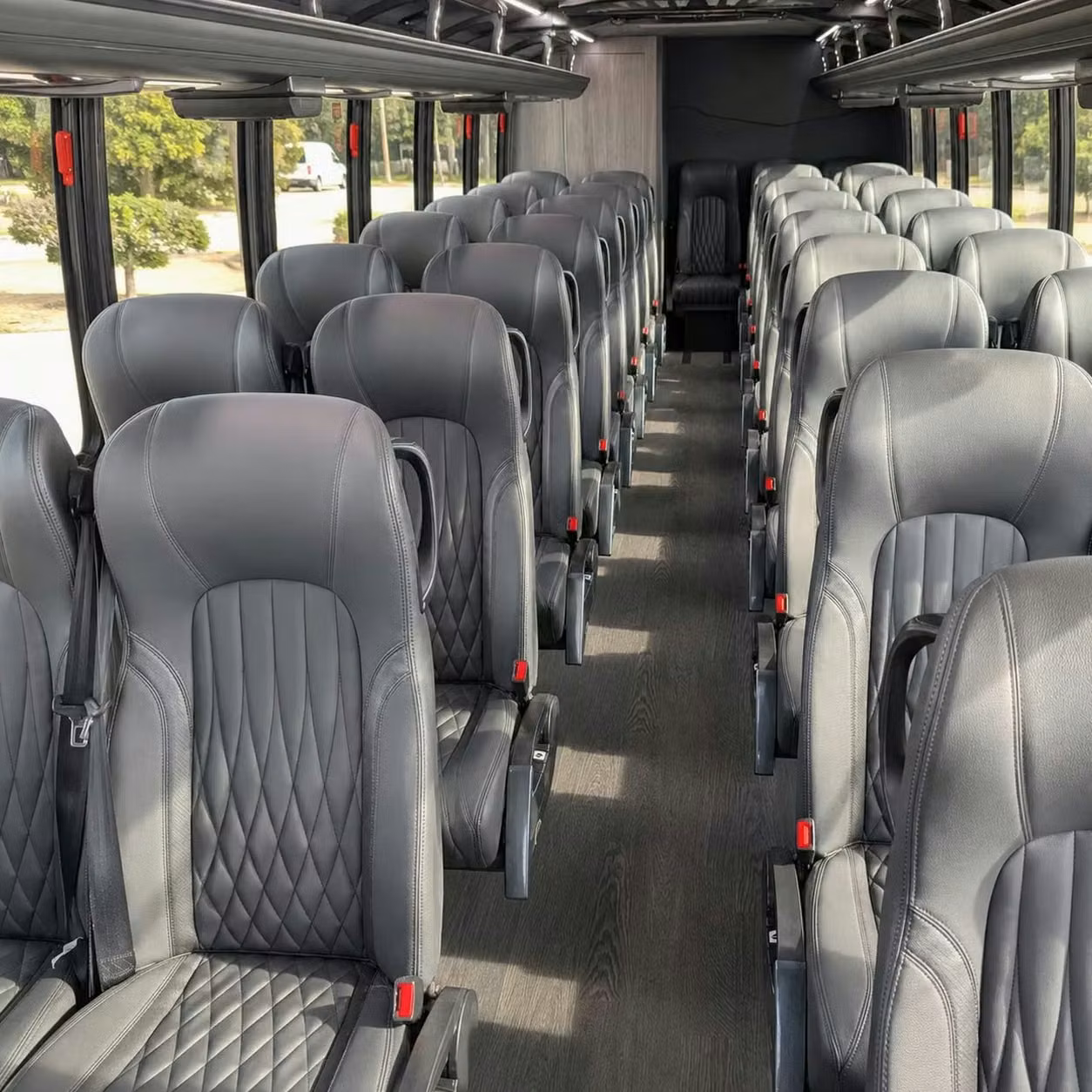 28 passenger minibus interior