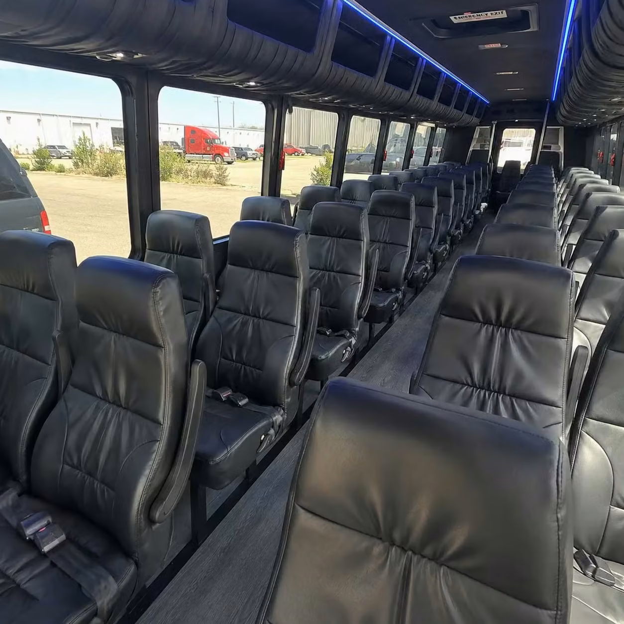 35 passenger minibus inside