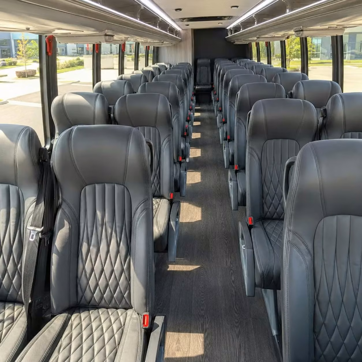 35 passenger minibus interior